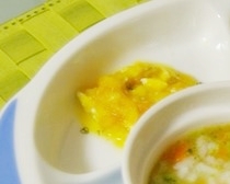 64かぼちゃと白菜の豆腐あえ
