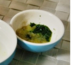 バナナとほうれん草