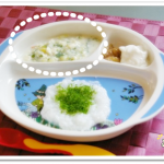 離乳食72日1回目豆腐と野菜のスープ