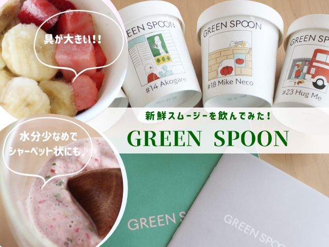 フルーツ 野菜がゴロゴロ ミキサーで10秒簡単 Green Spoon グリーンスプーン の口コミ評判