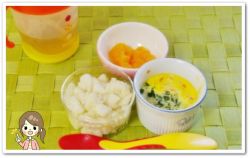 離乳食109日1回目スープパン粥