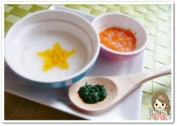 離乳食23日目かぼちゃ粥