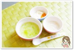 離乳食50日1回目白菜粥
