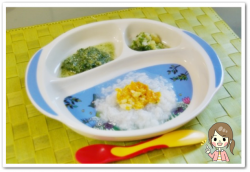 離乳食66日1回目【中期】かぼちゃ豆腐丼