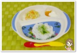 離乳食93日2回目青海苔粥