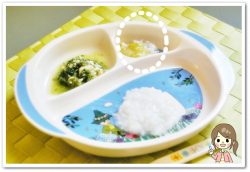 離乳食61日1回目しらすの野菜あん