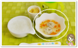 離乳食151日2回目アジつみれのスープ