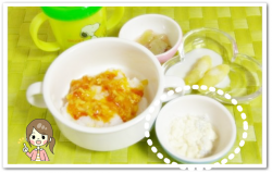 離乳食143日3回目【後期】しらすと豆腐の和え物