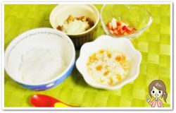 離乳食149日3回目5倍粥