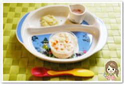 離乳食85日1回目豆乳うどん