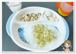 離乳食155日2回目ブロッコリーと大根のあんかけ丼